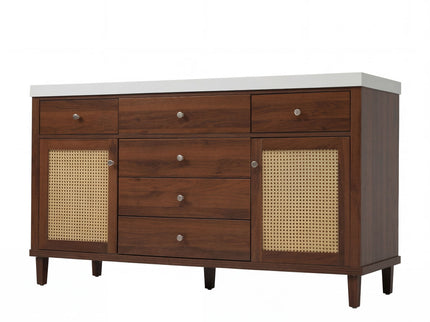 Bathroom Vanity With Sink, 5 Legs, Soft Close Drawers