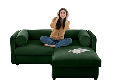 Contemporary Elegant Sofa With Storage And Ottoman