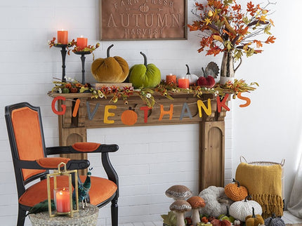 Weighted Pumpkin Ornament Decor For Holiday Harvest Festival Fall Festival & Thanksgiving