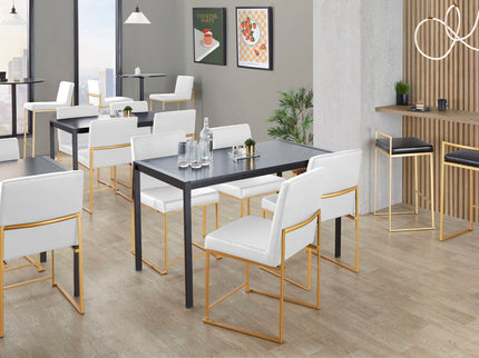 Fuji - Contemporary Design High Back Barstool