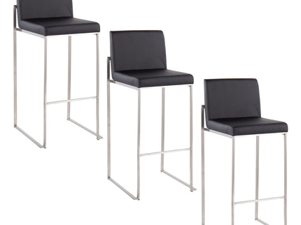 Fuji - Contemporary And Modern Elegance High Back Barstool