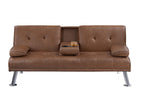 Dark Brown / Faux Leather