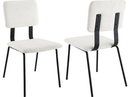 Bixby - Upholstered Dining Side Chair (Set of 2) - White