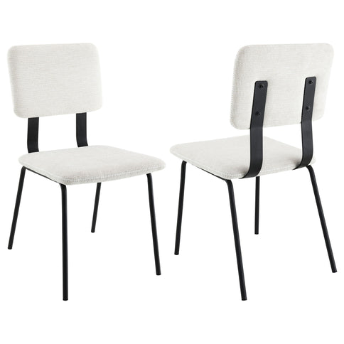 Bixby - Upholstered Dining Side Chair (Set of 2) - White