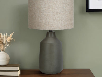 Lighting, Table Lamp, Concrete, Contemporary