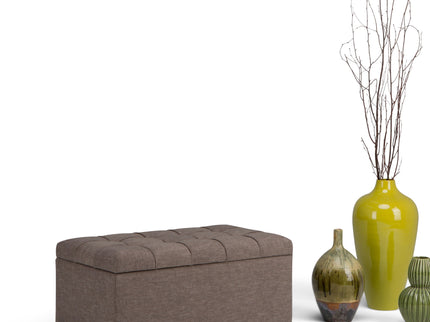 Sienna - Upholstered Storage Ottoman Bench