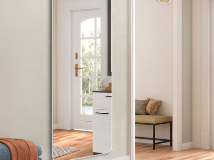 Full Body Round Corner Mirror For Living Room