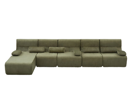 Oversized Sectional Sofa, Living Room Seating With Modular Design