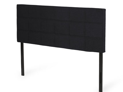 Marakesh - Contemporary Fabric Upholstered King / California King Headboard - Black