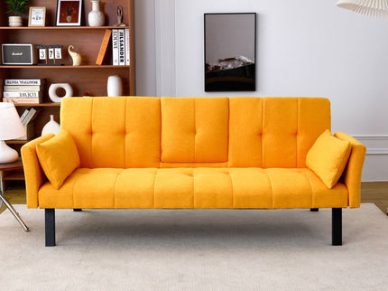 Sofa Bed With Foldable Design And Cup Holder