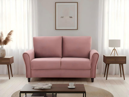 Patricia - Curved Arm Loveseat Sofa