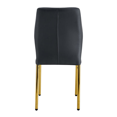 Luxury Simple Chair With Metal Leg