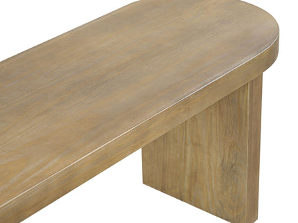 Indoor Dining Bench, 350 Lbs Weight Capacity, Fits 3 People - Pine