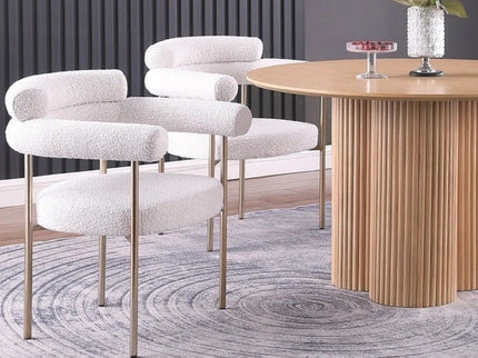 Dining Chairs With Armrests (Set of 2)