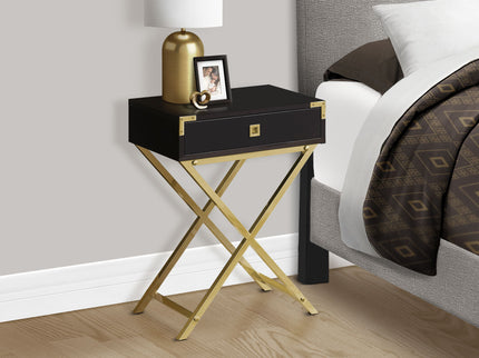 Accent Side Table, Storage Drawer, Stylish Design Contemporary & Modern