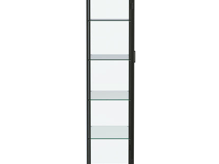 Nevra - 4 Shelf Display LED Curio Cabinet