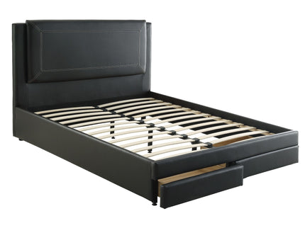 Modern Bed With Storage Drawers