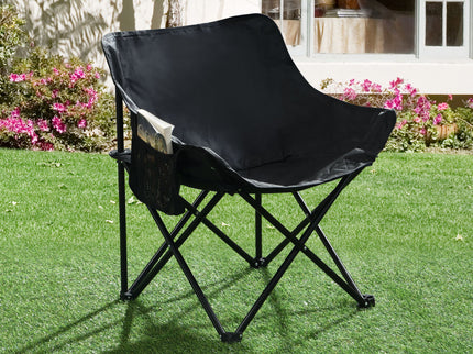 Portable Folding Camping Chairs With Carry Bag (Set of 2)