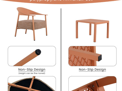 Furniture Set With Seat Cushions, Sturdy And Durable