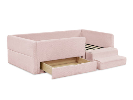 Safe Kids Bed With Guardrails And Storage