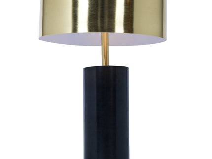 Desk Lamp With Drum Shade - Black