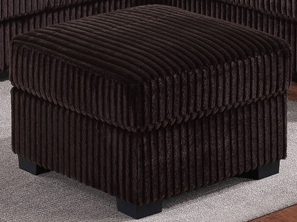 Modern Sectional Set With Cocktail Ottoman