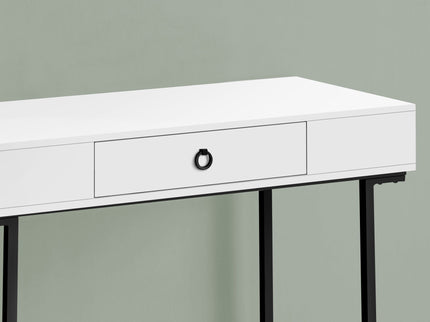 Computer Desk For Home Office, Glossy, Storage Drawer