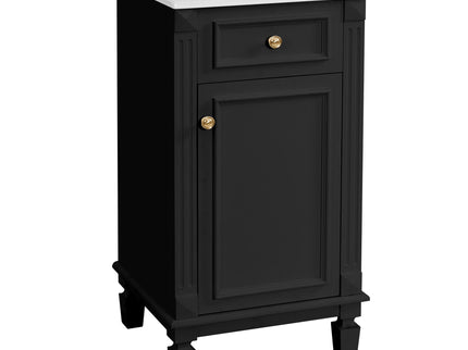 Bathroom Vanity With Sink, Soft-Closing Door, Adjustable Shelf