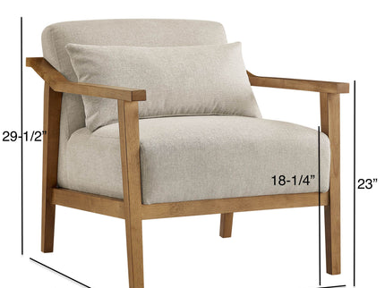 Reagan - Arm Accent Chair With Lumbar Pillow