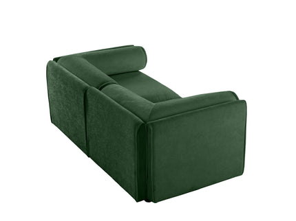 Stylish Sofa With Storage Seat And Cylindrical Backrest
