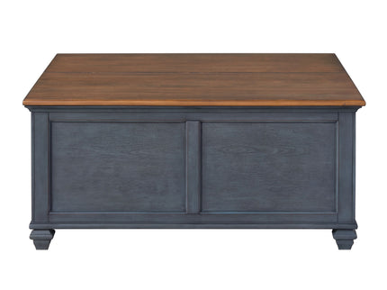 Lift-Top Coffee Table - Blue