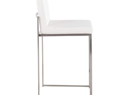 Fuji - Contemporary High Back Counter Stool, Functional Design