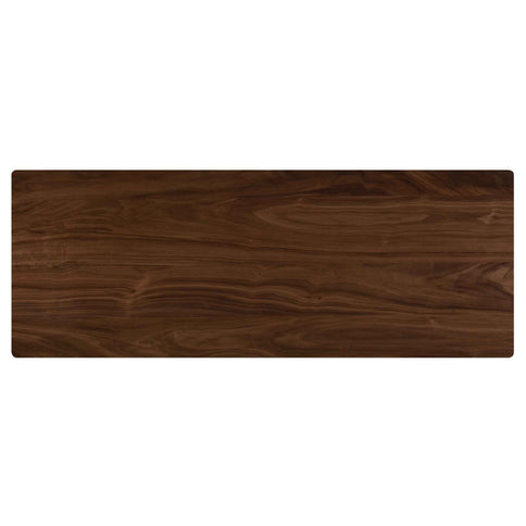Rectangular Bar Table With Tapered Legs - Walnut