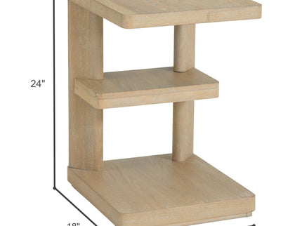 Chairside Table - Tan