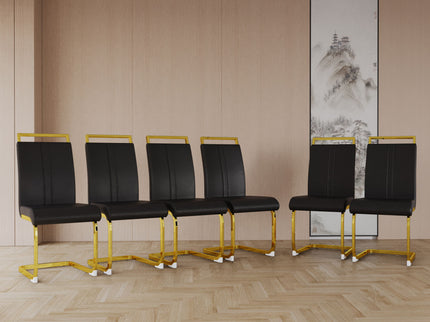 Side Dining Room Chair, Padded Seat High Back