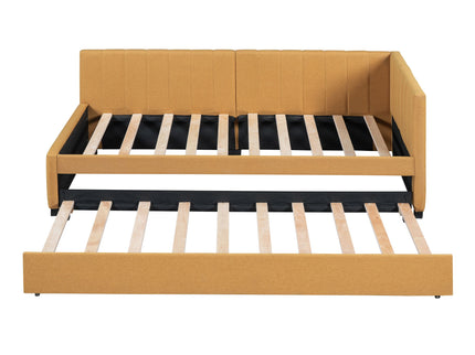 Upholstered Daybed, Sofa Bed Frame, No Box Spring Needed