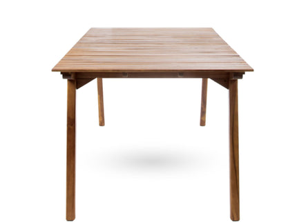 Outdoor 6 Seater Dining Set With Cushins - Cream