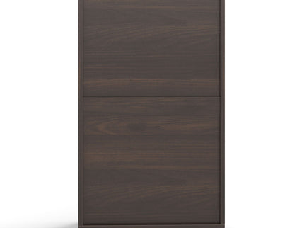 Tilt Out Trash Can Cabinet With Wave Textured Drawer & Pull Out Bin