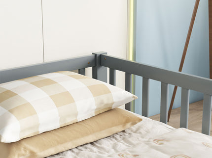 Double Floor Bed With Fence, Guardrails, Without Door