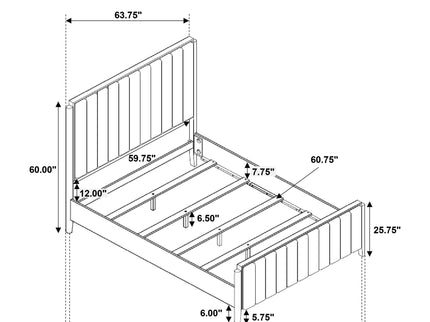 Ennis - Bedroom Set With Tufted Headboard