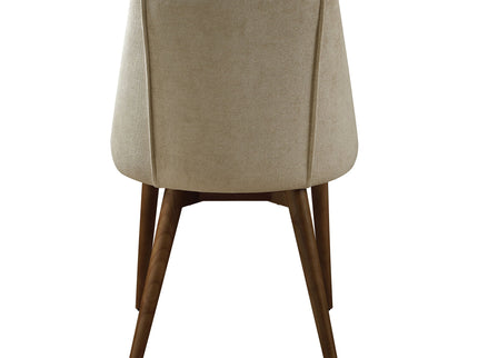 Willene - Polished Microfiber Side Chair (Set of 2) - Beige