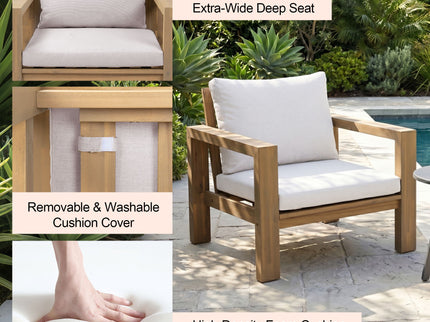 4 Piece Patio Sofa Set