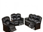 Black / 3 Pc. Sofa, Loveseat, Chair