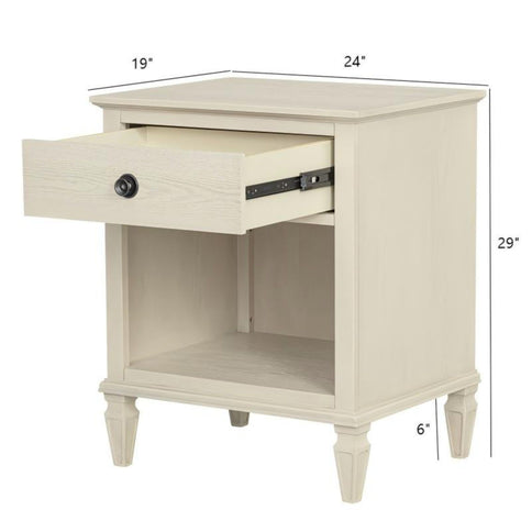 Victoria - Nightstand With Open Storage