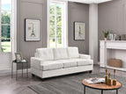 White / Faux Leather