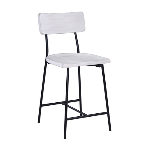 Badin - Counter Stool - White Washed