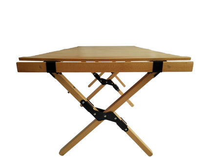 Multi-Function Wooden Foldable Portable Patio Dining Table, Indoor And Outdoor Universal - Natural