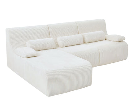 Oversized Sectional Sofa, Living Room Seating With Modular Design