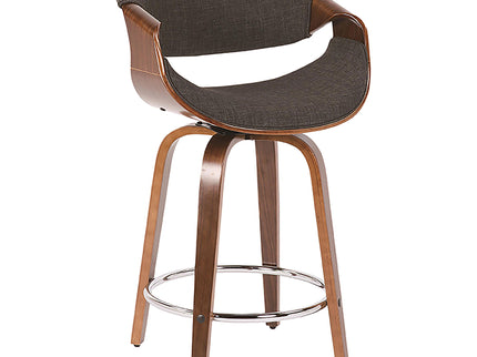Curvini - Mid Century Modern Counter Stool (Set of 2)