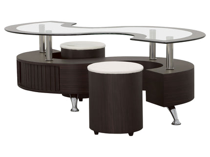 Marley - 3 Piece Coffee Table And Stools Set